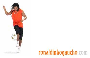 Ronaldinho presenta su web
